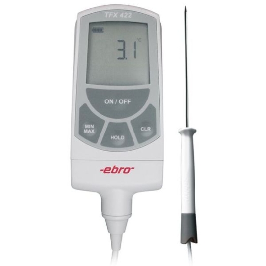 EBRO TFX 422C Konformitätsbewertetes Labor-Thermometer